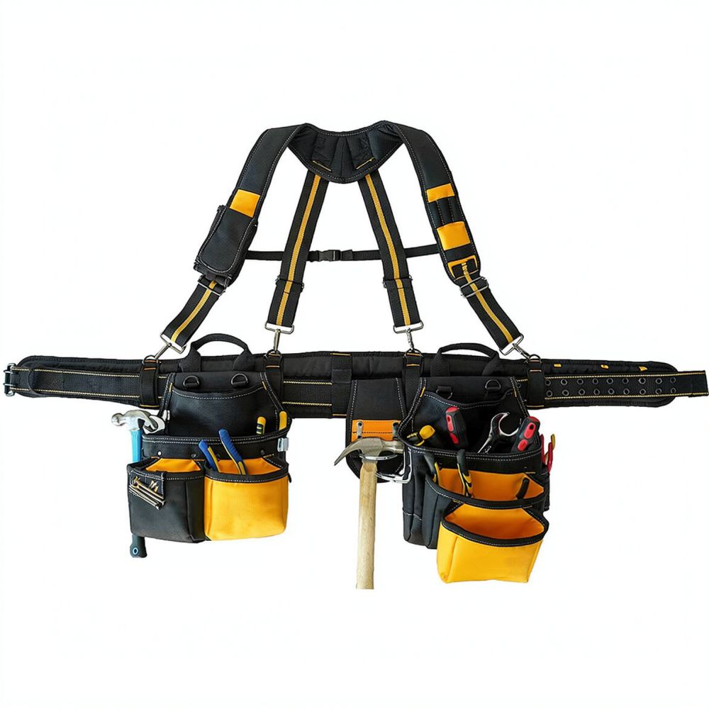 Heavy Equipment Electrician - Suspensórios profissionais para cinto de ferramentas