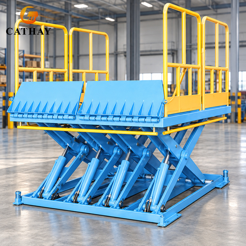 Mesa elevatória hidráulica sob - Heavy Equipment Lift avaliação e preço