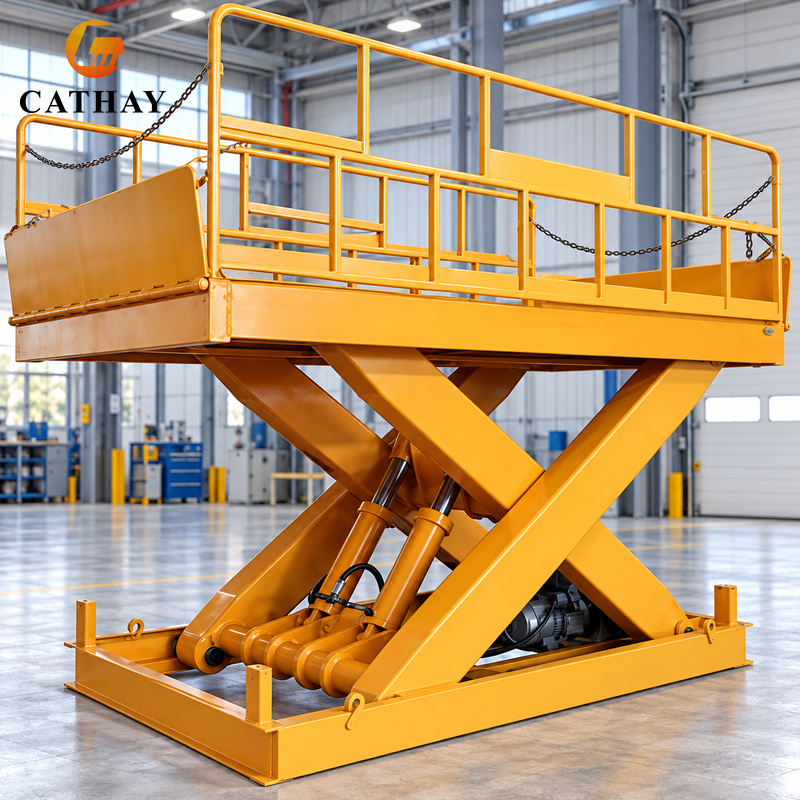 Mesa elevatória hidráulica sob - Heavy Equipment Lift avaliação e preço