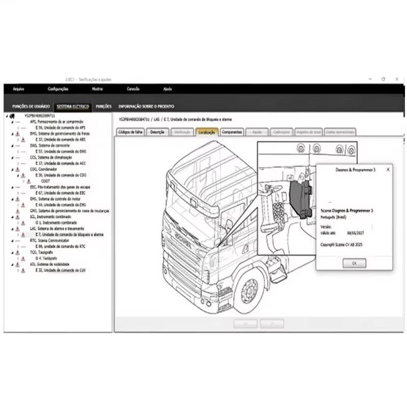 Software de Diagnóstico SDP3 2 - Heavy Equipment Software avaliação e preço